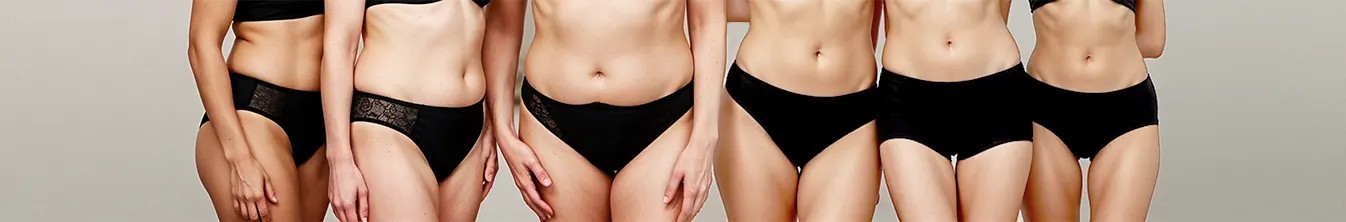 Braguitas lavables y reutilizables para incontinencia femenina