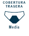 Cobertura trasera media